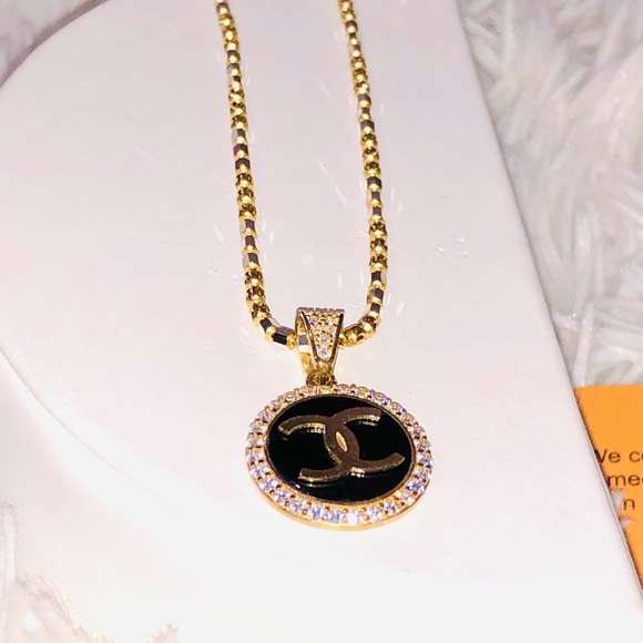 10k solid real gold deisgner pendant,NOT PLATED! Free appraisal, Christmas gift - Picture 5 of 7